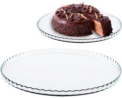 Taartplateau Glas 32 cm - Taart - Plateau - Cake Standaard
