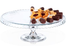 Taartplateau Glas op Voet 32 cm - Taart - Plateau - Cake Standaard