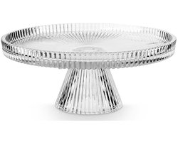Taartplateau vtwonen Glass Clear Small 19,7 x 8,3 cm