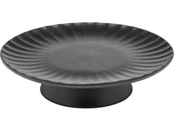Taartschaal large zwart Inku Sergio Herman- 24 cm