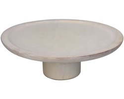 Taartstandaard - Etagère - Hout - Beige