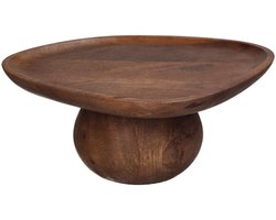 Taartstandaard - Etagère - Hout - Bruin