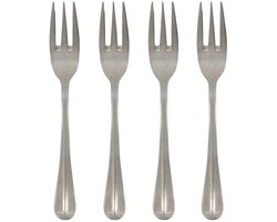 Taartvorkjes Mora zilver - 4 stuks