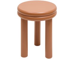 Table d'appoint Plump ronde D.40cm orange