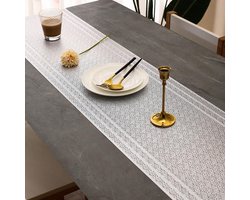 Table Runner Non-Slip PVC Decorative Table Mats Placemat, Protective Heat Resistant Mats for Home Party Kitchen Dining - ShopVlot