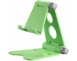 Tablet Houder Opvouwbaar/Inklapbaar - Telefoon, Samsung Galaxy Tab & iPad Standaard voor Bureau of Tafel - Groen