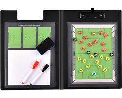 Tactics board - football accessoires - draagbare trainer - tactische map - coaching hulpmiddelen - trainer - tactische folie - basketbal - opvouwbaar voetbal - magnetisch - coach bord met