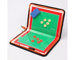 Tactiekbord Gate Ball - Strategiebord Coaching - Trainingsdoeleinden - Magnetisch Ontwerp - Opvouwbaar - Zwart