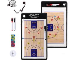 Tactisch Magneetbord voor Basketbal met Inklapbare Optie - Draagbaar - Marker inbegrepen - Onderwijs en Training