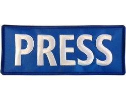 Tactische Geborduurde Morale Patch 10x4 inch met Klittenband