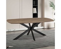 Tafel 'Aziz' 200 cm Deens Ovaal Decor Mango