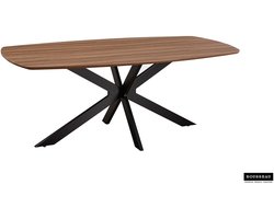 Tafel 'Aziz' 200 cm Deens Ovaal Decor Oude Eik