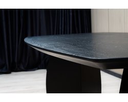 Tafel Deens Ovaal Eikenhout - Set Driehoek - Donker Eiken