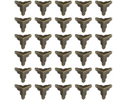 Tafel Hoekbeschermers Set - T-vorm - 30 stuks - Retrostijl - Tafelhoek Beschermers - Beschermhoeken - Veiligheid - Zelfklevende tafelhoek beschermers - Tafelhoekbescherming - Bescherming Meubels