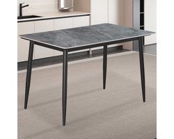 Tafel 'Kenzo' 120 cm Rechthoekig Steen Grijs