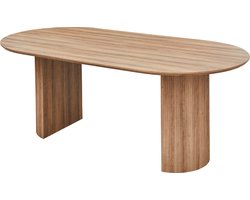 Tafel 'Lagos' 200 cm Ovaal Decor Oude Eik