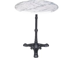 Tafel marmer wit Ø60cm