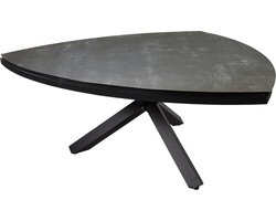 Tafel Mojito Ceramic black driehoek 170x170cm