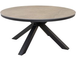 Tafel - Ø158x74 cm - Aluminium - Gesinterd Steen