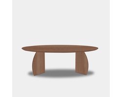 Tafel Ovaal Eikenhout - Set Driehoek - Cinnamon