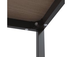 Tafel - Povag - 75x160x80 - Zwart onderstel - Atlantisch dennen blad - Kantinetafel, kantoortafel of universele tafel - KTP.104.01