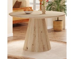 Tafel 'Tigo' 120 cm Rond Decor Oude Eik