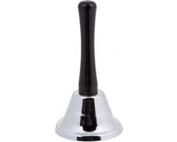 Tafelbel zilver 12 cm