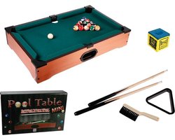 Tafelbiljart - Afmetingen 51 x 31 x 9,5 cm - Compleet Pakket