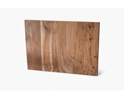 tafelblad - 60x60 - cm - massief - acaciahout - bewerkt - horeca - bistro - restaurant - industriele - tafelbladen - 60x60x2,8 - cm