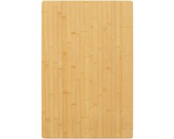 Tafelblad Bamboe - Vervangend Blad - Meubels Opknappen - Flexibel en Sterk - 60 x 100 cm - Natuurlijk