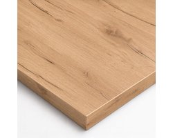 Tafelblad - Bureaublad Werkblad - Bureau of Eettafel - Krasbestendig Gelamineerd - 160x60 cm - Goud Eiken