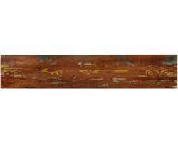 Tafelblad Hout - Bureau blad - Tafel Opknappen - Gemaakt van Gerecycled Hout - 180x40 cm - Multicolor