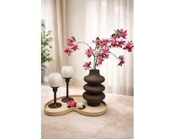 Tafeldecoratie set - complete woondecoratie - Japandi - 3d print - duurzaam - uniek