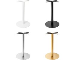 Tafelframe Enkel - Tafelonderstel Buiten - Balkon Terras - Roestvrij Staal - 72 cm Hoog - Geborsteld