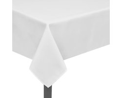 Tafelkleden wit 5 stuks 130 x 130 cm - Tafelkleed - Tafelkleden - Statafelkleed - Statafelkleden
