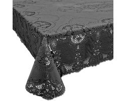 Tafelkleed Amira Vinyl 152x228cm dark grey