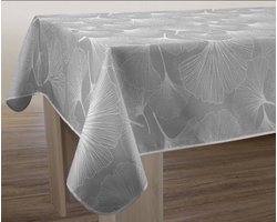 Tafelkleed anti-vlek Aulnes gris 300 x 150cm Tafellaken - Decoratieve Tafel Accessoires - Woonkamer Decoratie - Bonne et Plus®