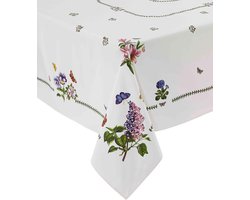 Tafelkleed - Bedekking Deken - Eettafel Dekken - Botanic Garden Collectie - 259 x 152 cm - Ivoor