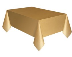 Tafelkleed - Cadebo - (137x274cm) - Goud - Gratis Verzonden