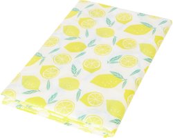 Tafelkleed Citroen - Geel / Wit - Papier - 130 x 180 cm - Tafellaken - Tablecloth