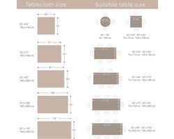 Tafelkleed Katoen Linnen Modern Streep Kwastje, Stof Tafelkleed Waterdichte Keuken Decoraties Wasbaar Keukentafel Cover Voor Eettafel (Grijze strepen, Rechthoekig/Ovaal, 8-10 zitplaatsen)