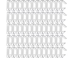Tafelkleed Klemmen - Picknick Tafel Clips - Buiten Tafelen - Winddicht Ontwerp - 60 Stuks - Transparant