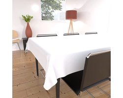 Tafelkleed met Vlekbescherming in Elegant Wit voor Grote Tafels 140x300 cm