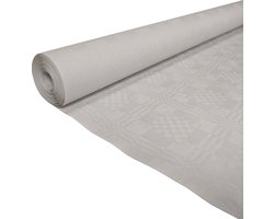 Tafelkleed op Rol 1meter x 10meter papier wit met relief
