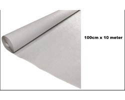 Tafelkleed op rol wit 100cm x 10meter papier - word geleverd in ingepakte rol van 10 meter
