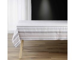 Tafelkleed Rechthoekig - Keukentextiel - Tafeldekken - Gerecycled Materiaal - 140 x 240 cm - Melina