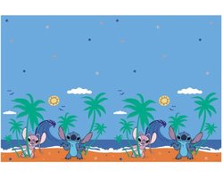 Tafelkleed Stitch & Angel 120x180cm Stitch en Angel op het strand spelen