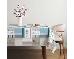 Tafelkleed - Tafelzeil Bedrukt kleed - Tafel Beschermen - Vuilafstotend - 260 x 140 cm - Glanzend