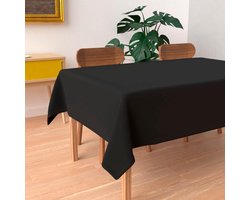 Tafelkleed – Vlekwerend – Waterdicht, kreukvrij – 1 stuks – Voor feesten en banketten – Zwart
