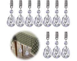 Tafelkleedhangers verzwaard - 10 stuks - Tafelkleed gewichtjes voor buiten - Tafelkleed Gewichtjes Zwaar - Tafelkleed gewichtjes - Tafelkleed Gewichten voor Picknicktafels - A